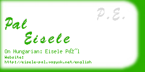 pal eisele business card